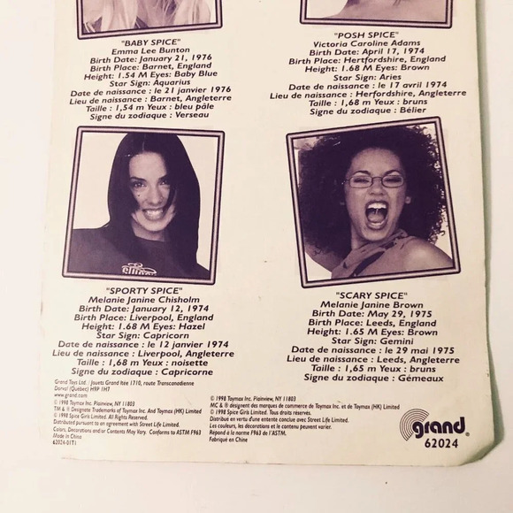 Vintage 1998 Scary Spice Girls 6 Inch Tall Action Figure Doll  Mel B Damaged - Picture 5 of 14